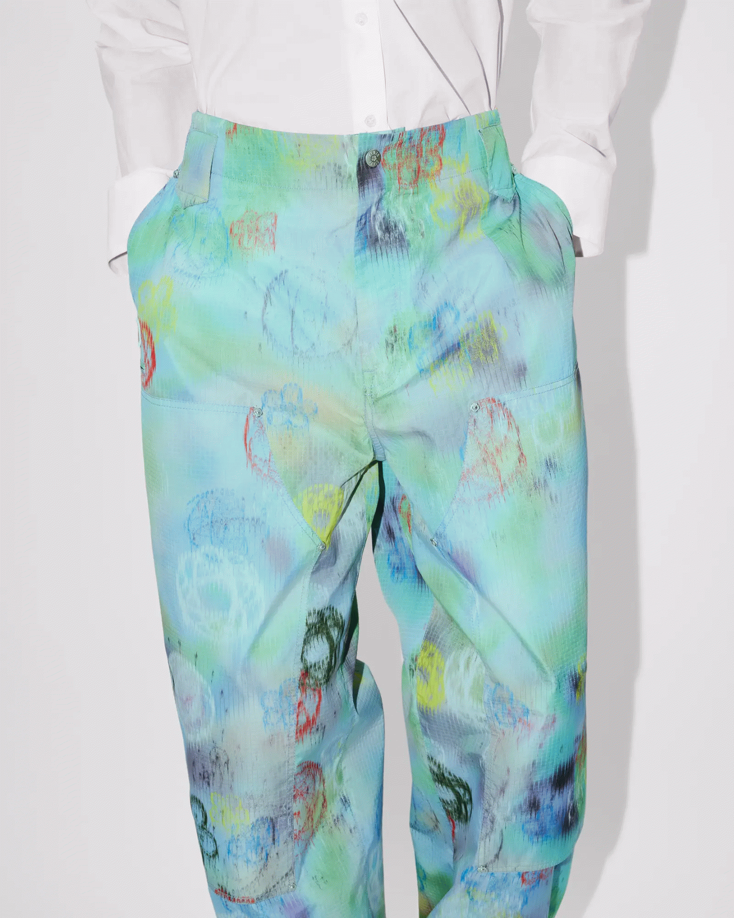 'KENZO X FUTURA 2000' DOUBLE KNEE PANTS