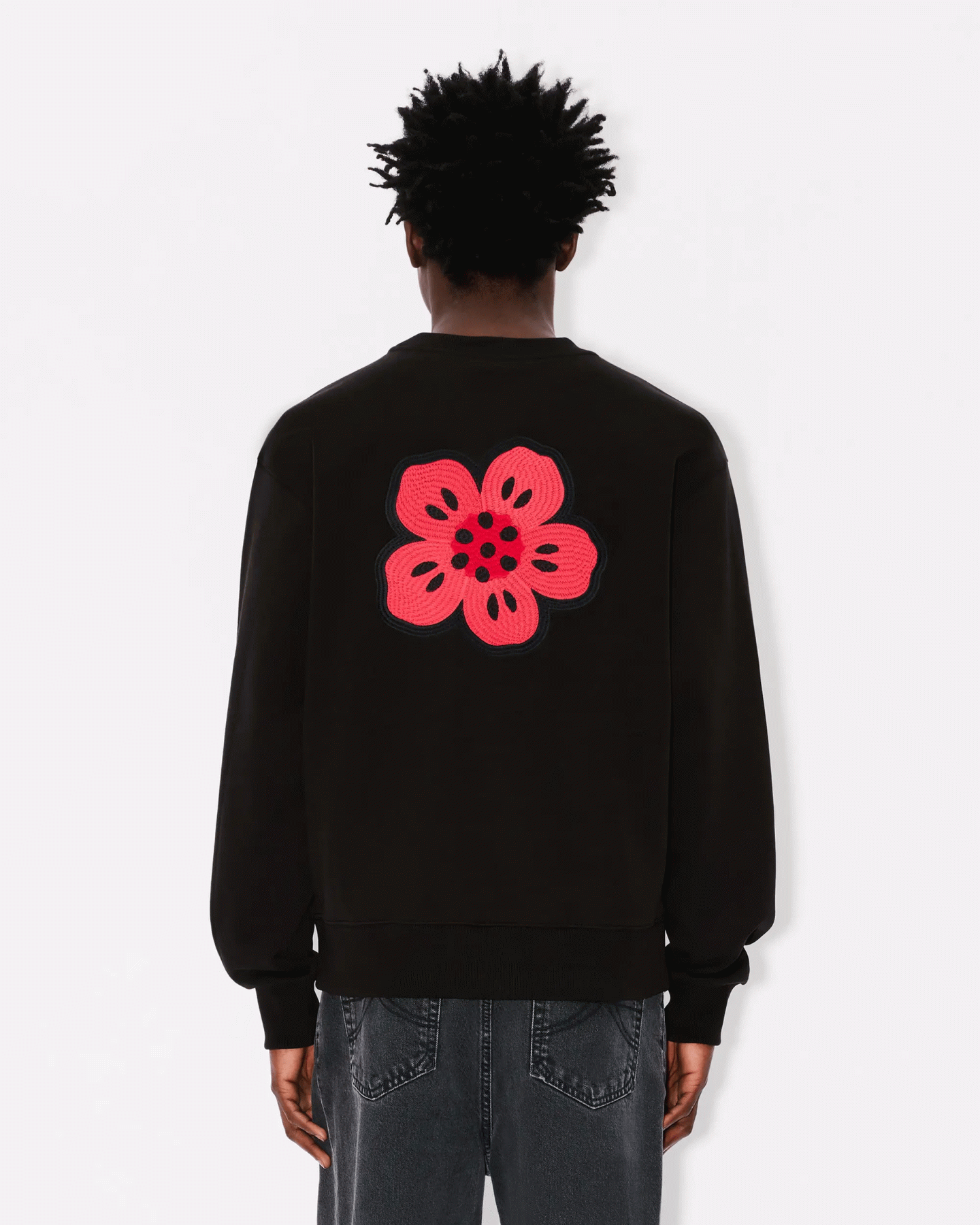 KENZO BOKE FLOWER EMBROIDERED SWEAT