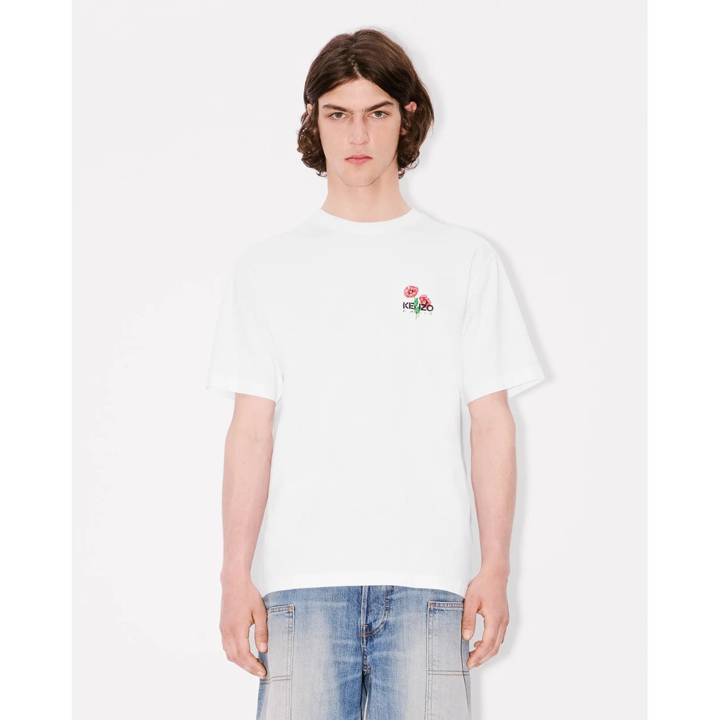 'KENZO ARCHIVE BOUQUET' EMBROIDERED COTTON T-SHIRT