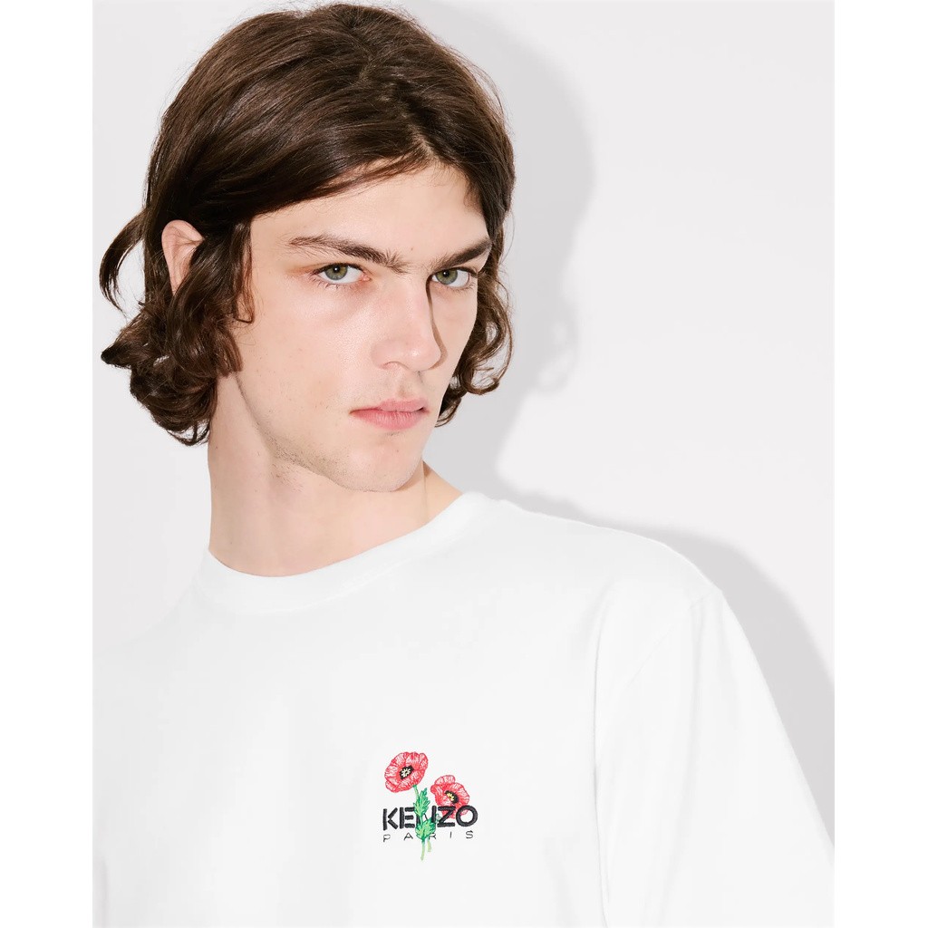 'KENZO ARCHIVE BOUQUET' EMBROIDERED COTTON T-SHIRT