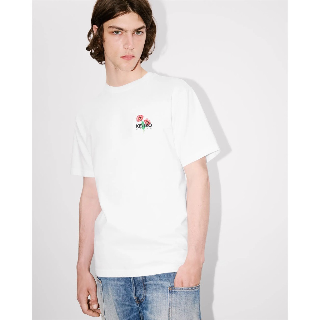'KENZO ARCHIVE BOUQUET' EMBROIDERED COTTON T-SHIRT