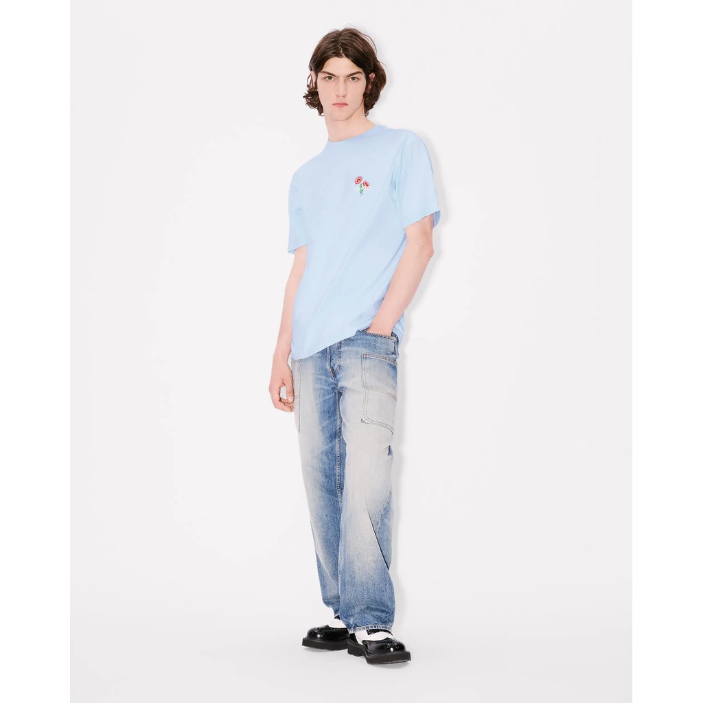'KENZO ARCHIVE BOUQUET' EMBROIDERED COTTON T-SHIRT
