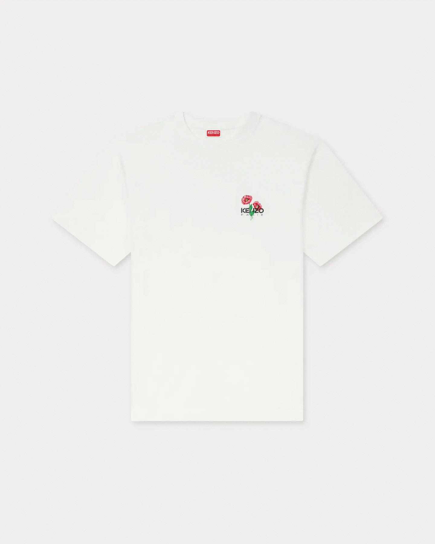 'KENZO ARCHIVE BOUQUET' EMBROIDERED COTTON T-SHIRT