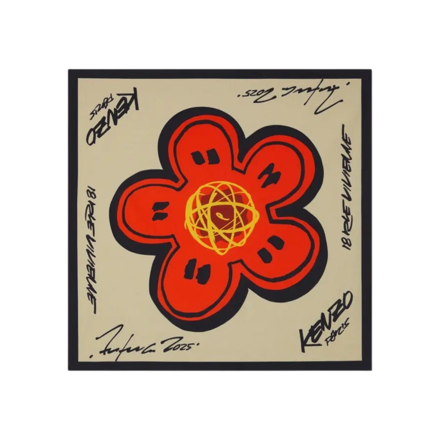 'KENZO X FUTURA 2000' BANDANA IN COTTON