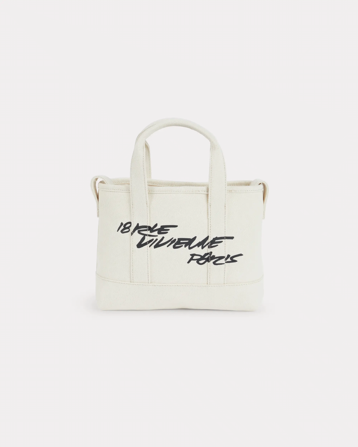 'KENZO X FUTURA 2000' SMALL TOTE BAG 'KENZO UTILITY' IN CANVAS