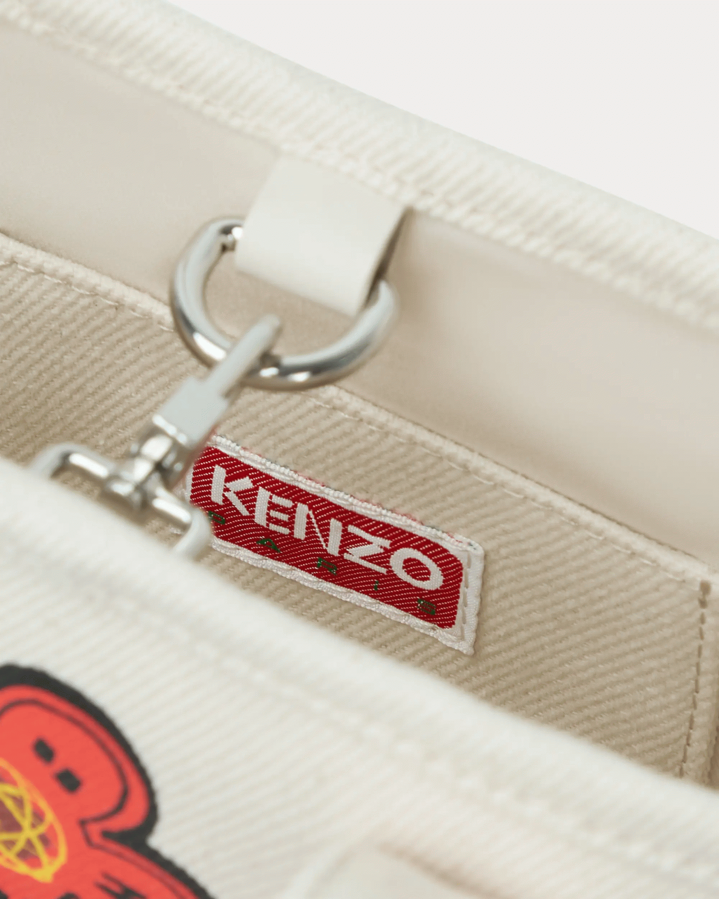 'KENZO X FUTURA 2000' SMALL TOTE BAG 'KENZO UTILITY' IN CANVAS