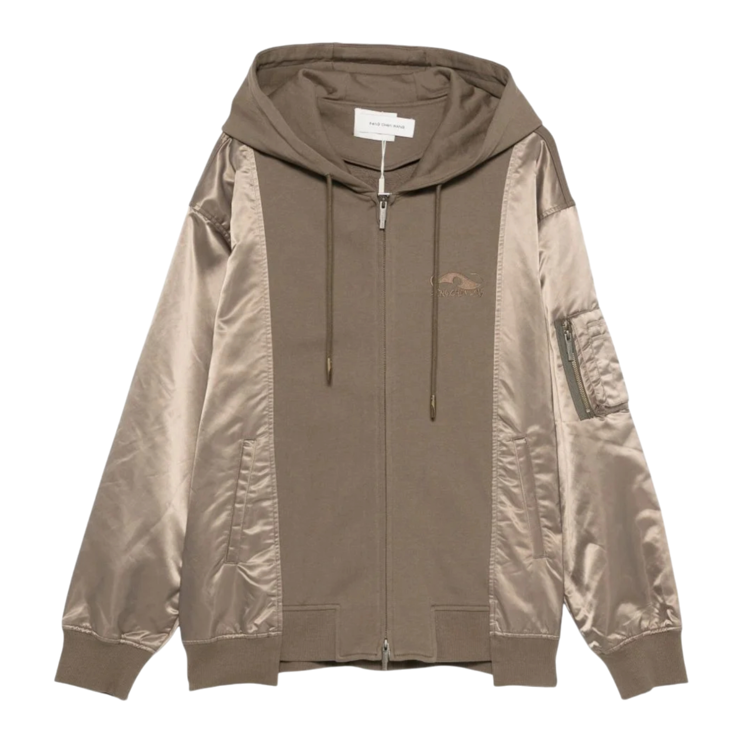 FENG CHAN WANG DECONSTRUCTED HOODIE