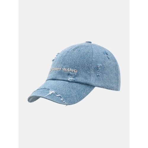FENG CHEN WANG BLUE DENIMBASEBALL CAP