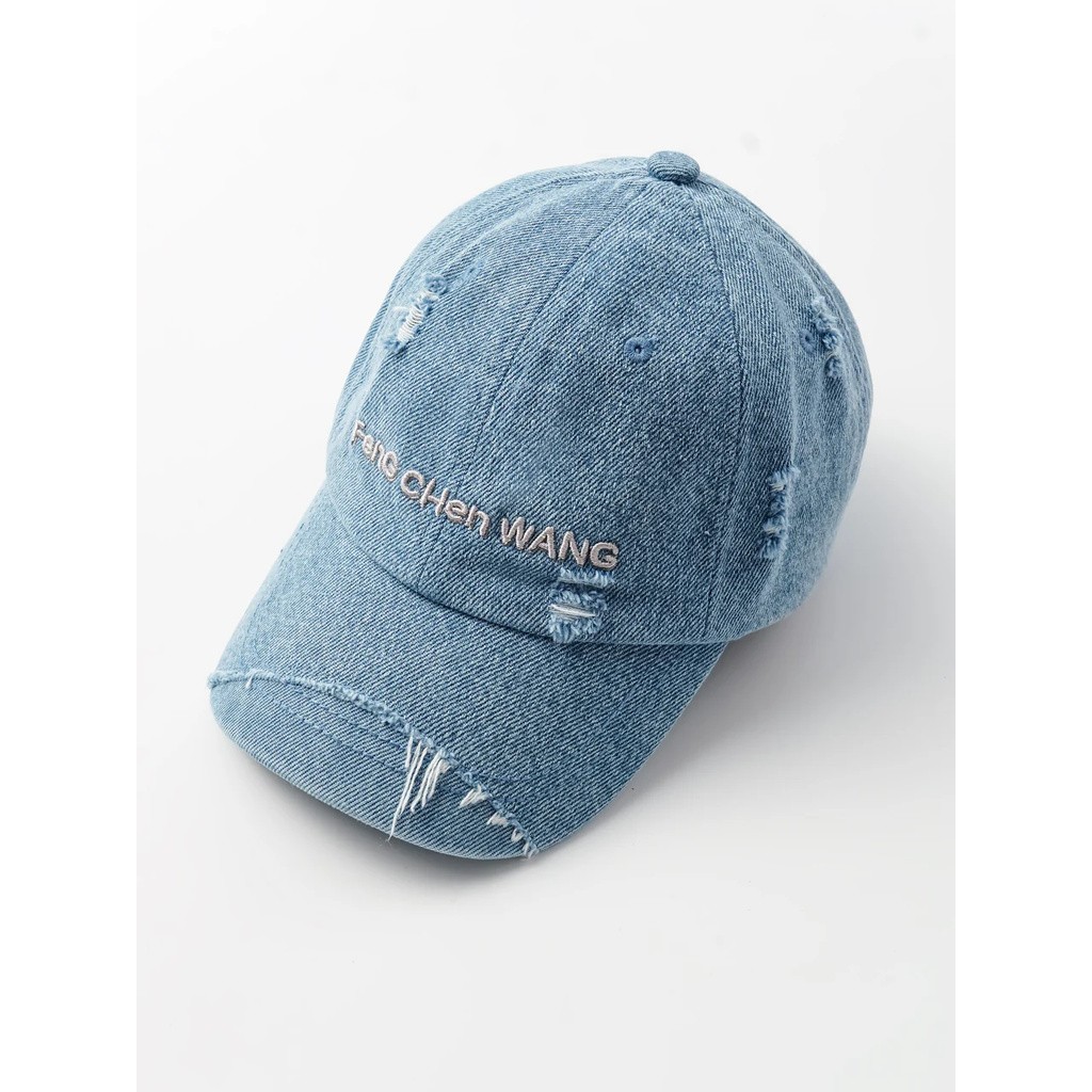 FENG CHEN WANG BLUE DENIMBASEBALL CAP