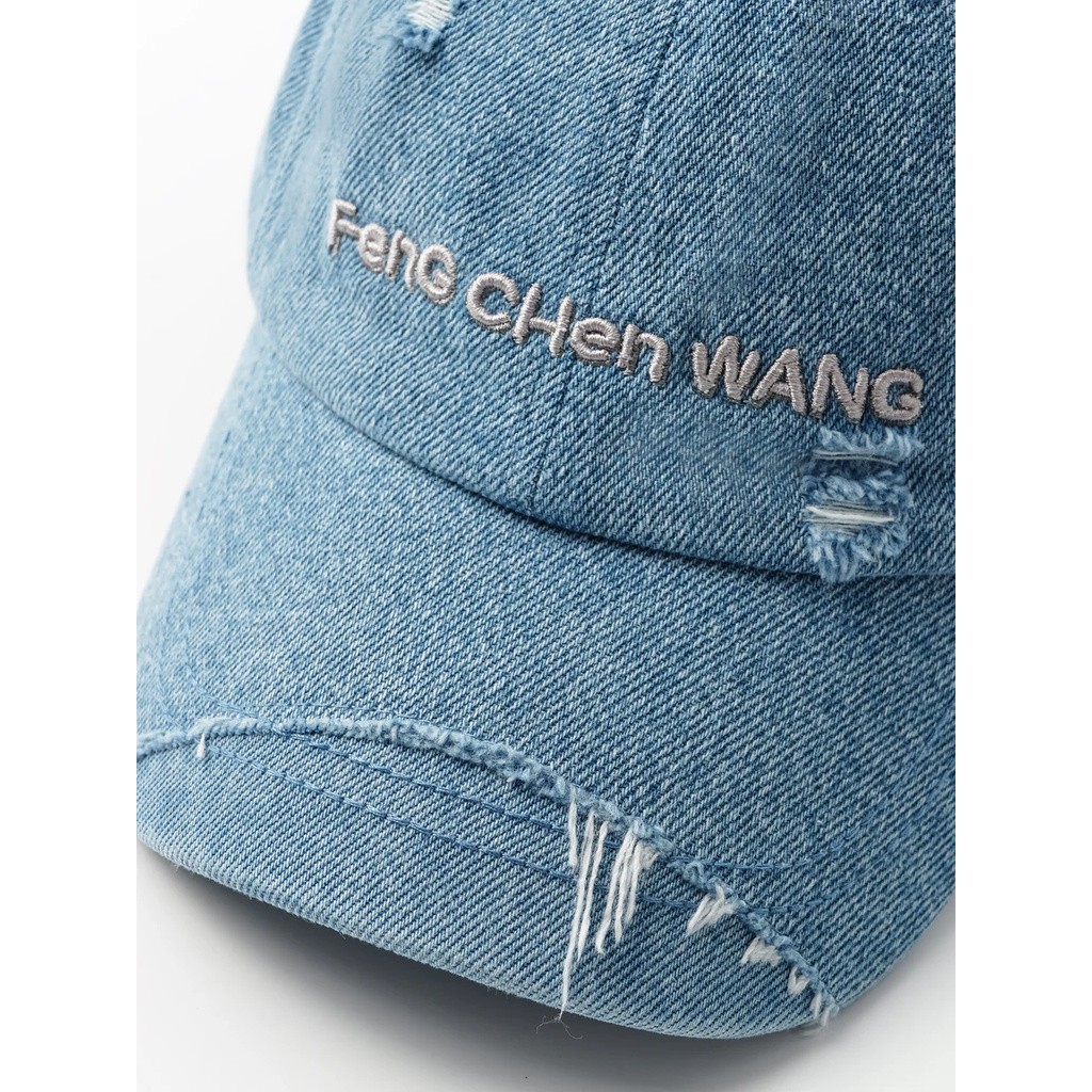 FENG CHEN WANG BLUE DENIMBASEBALL CAP