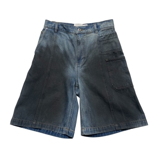 FENG CHEN WANG GRADIENT DENIM SHORT