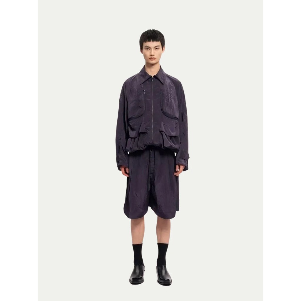 FENG CHEN WANG NYLON CARGO SHORTS