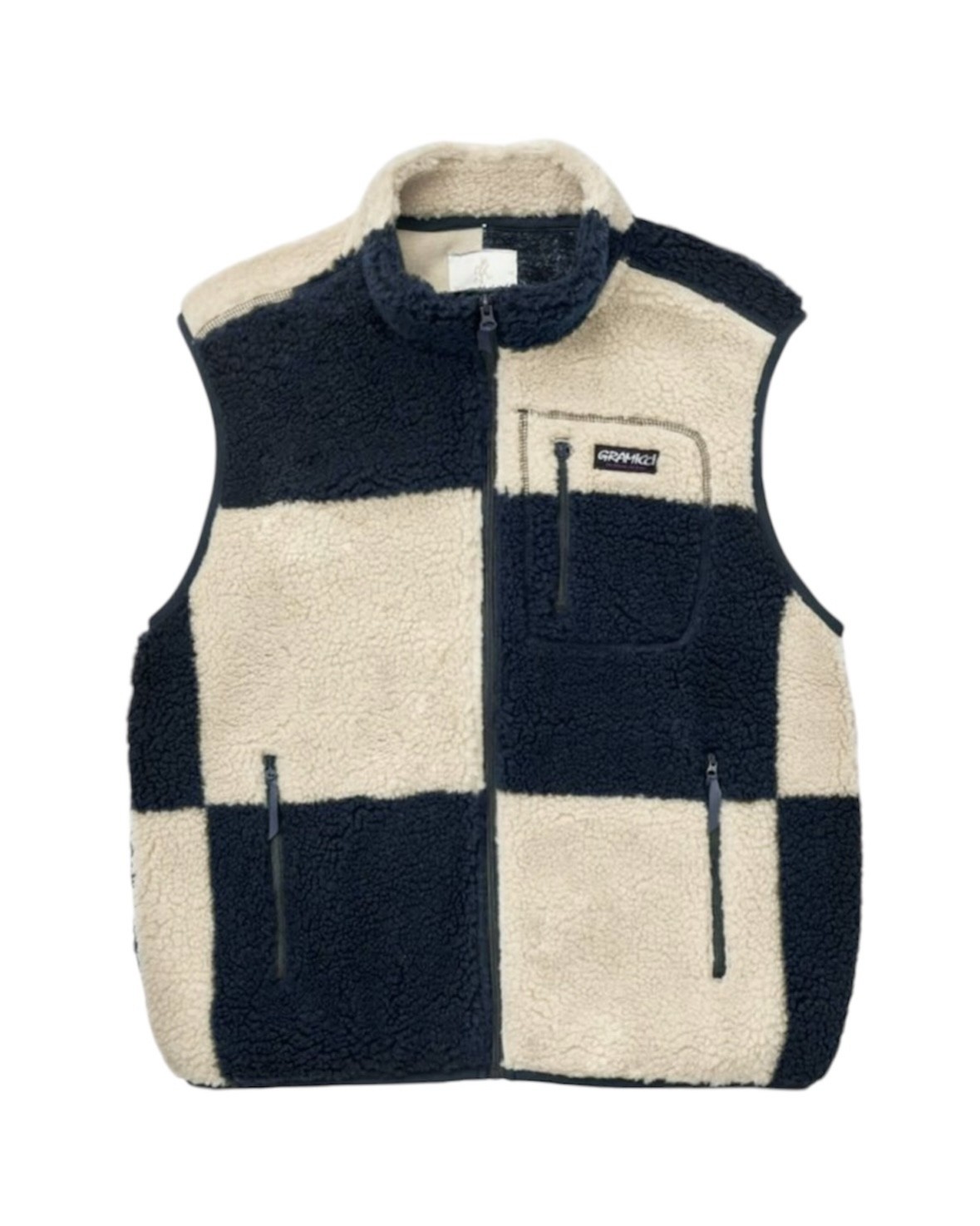 GRAMICCI CHECKERED SHERPA VEST