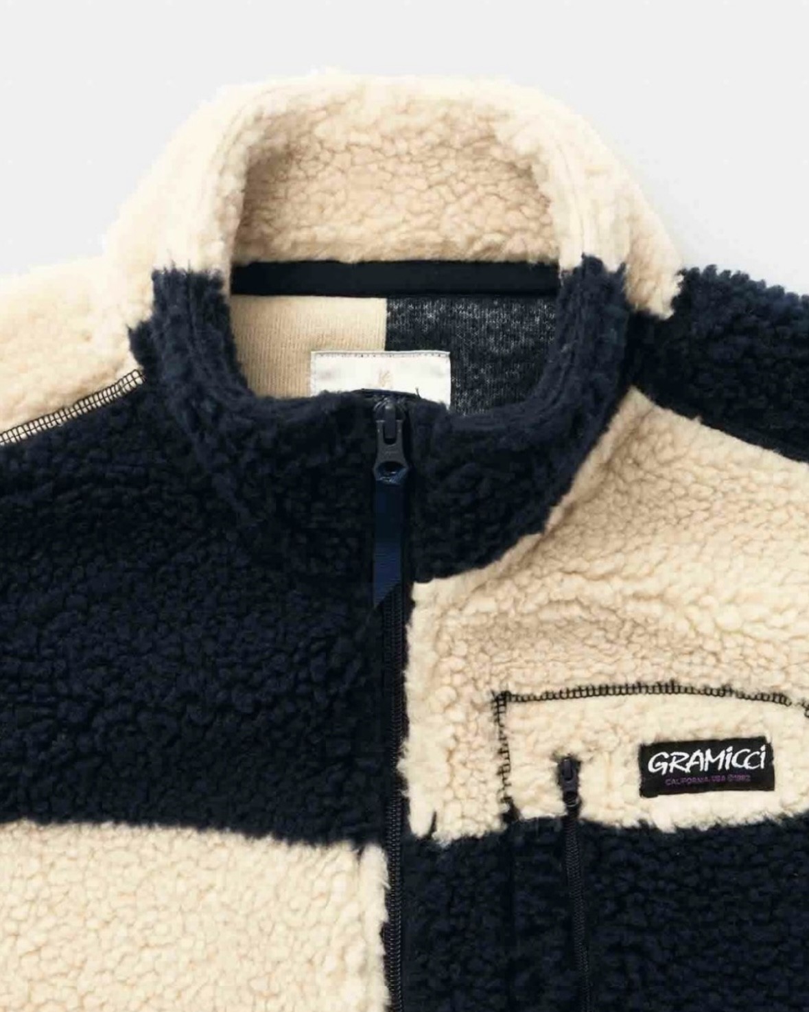 GRAMICCI CHECKERED SHERPA VEST