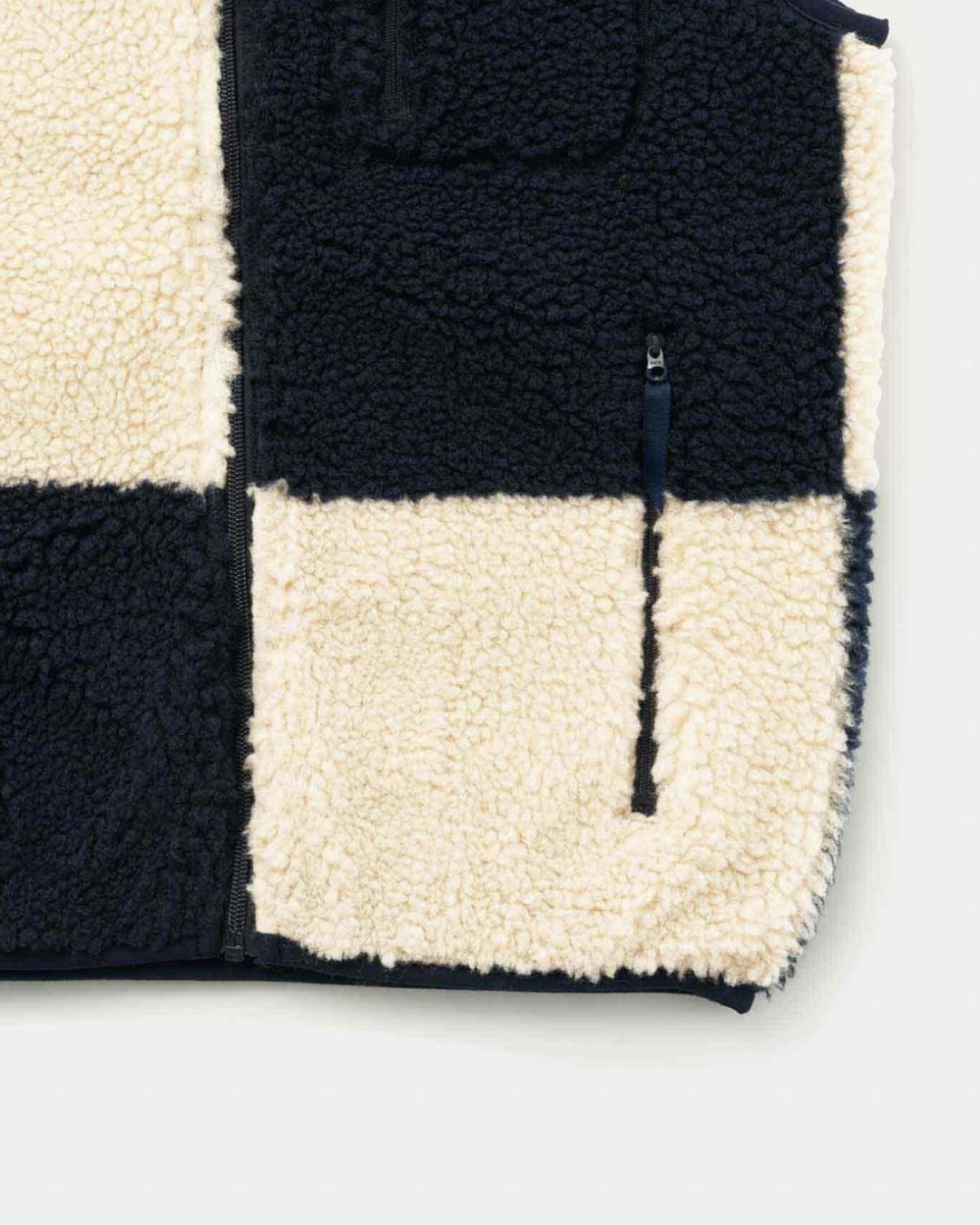 GRAMICCI CHECKERED SHERPA VEST