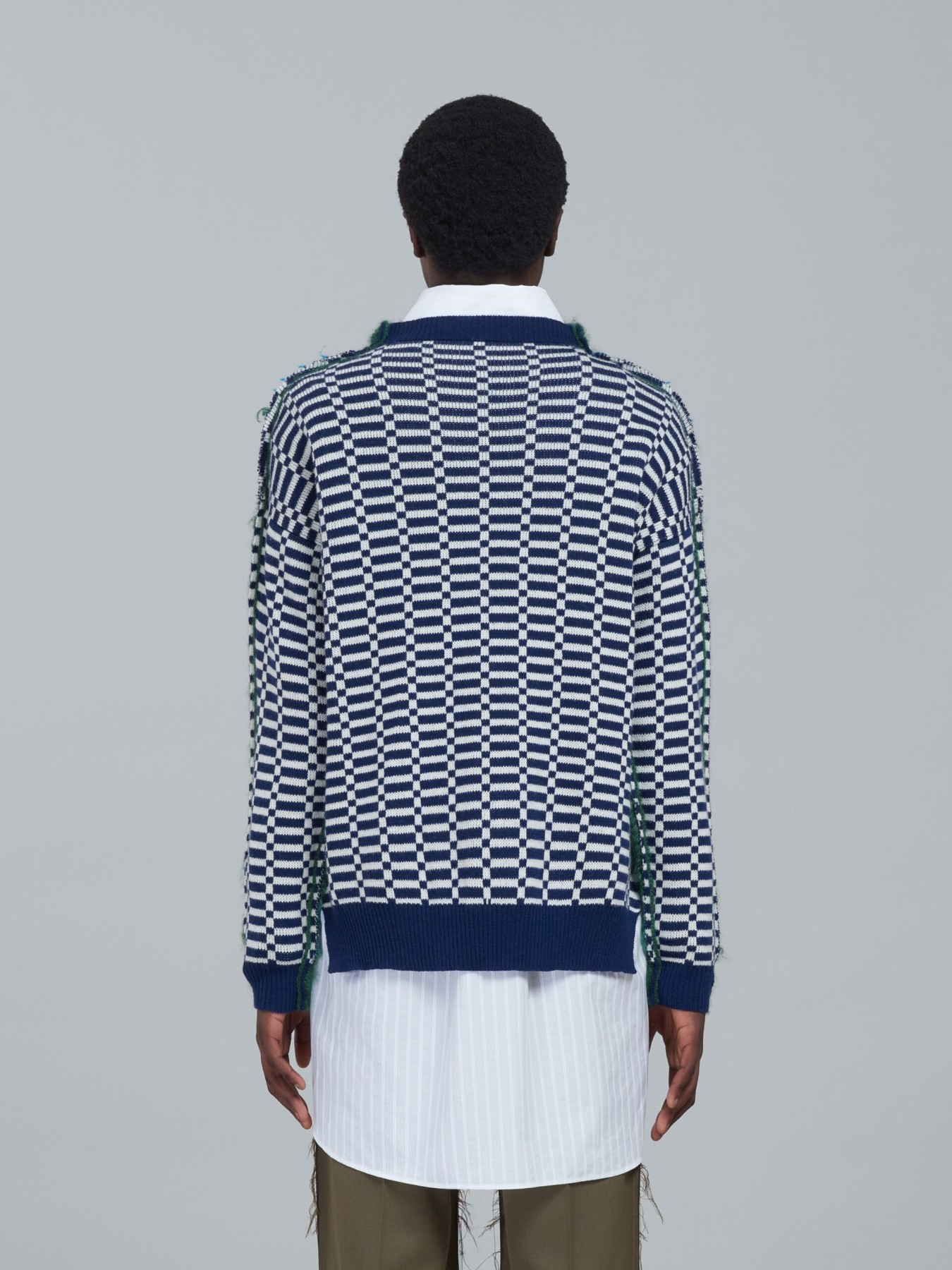 MOHAIR & WOOL CREWNECK SEATER