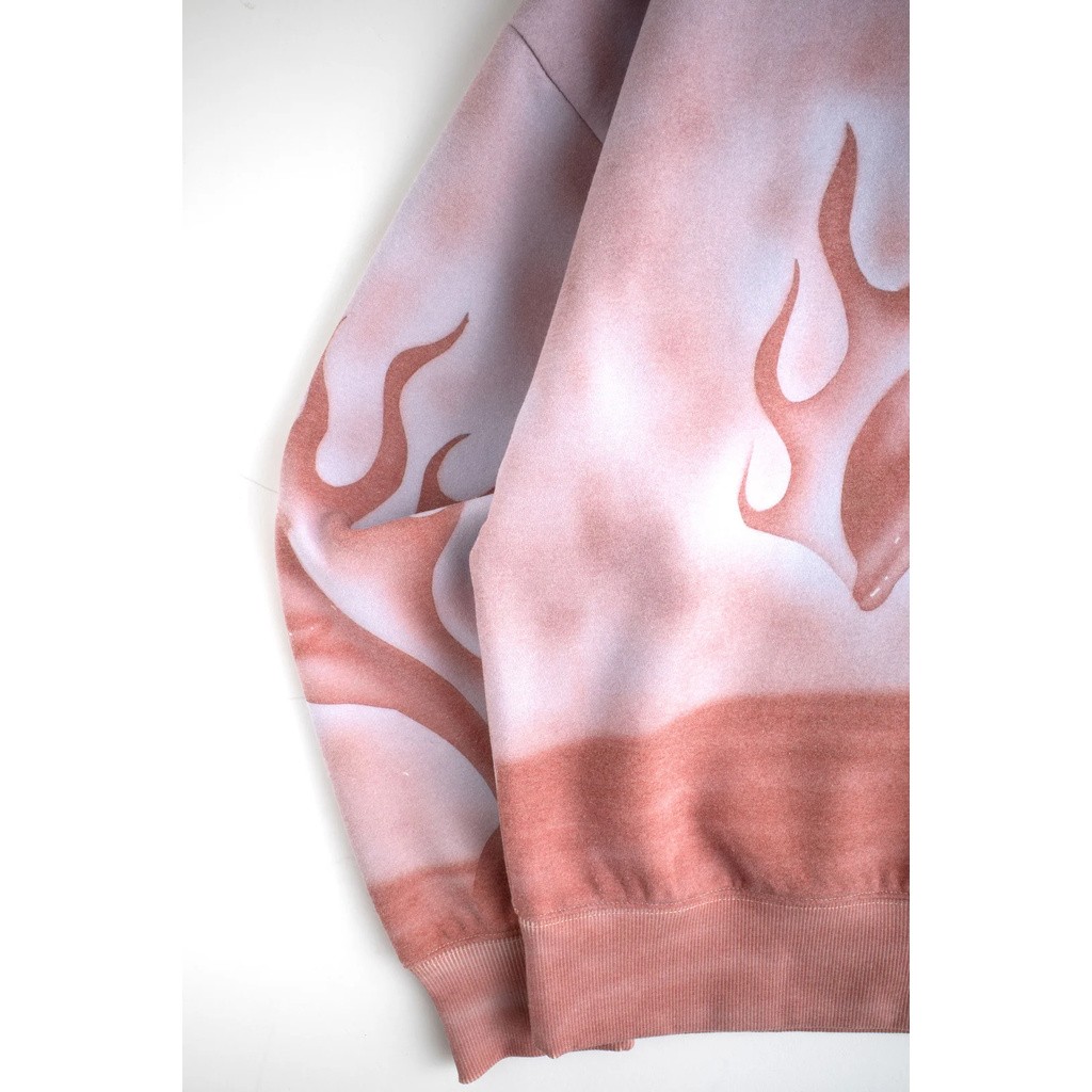 JUNGLES FLAMING DOLPHIN AIRBRUSH HOODIE