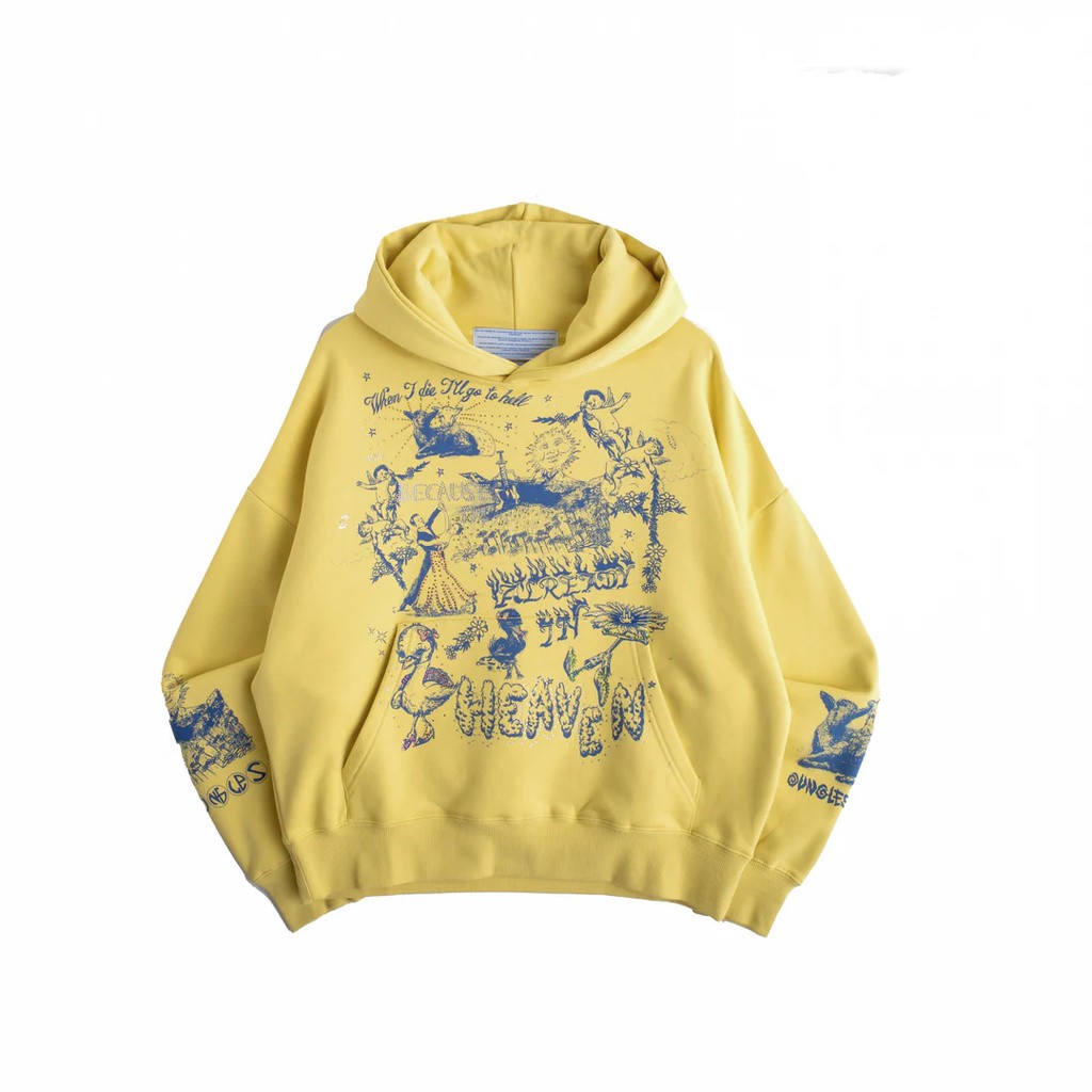JUNGLES ALREADY IN HEAVEN PLAID HOODIE