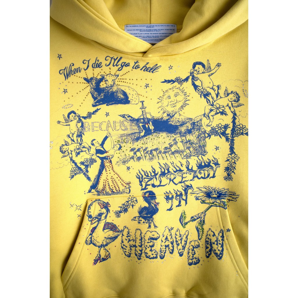 JUNGLES ALREADY IN HEAVEN PLAID HOODIE