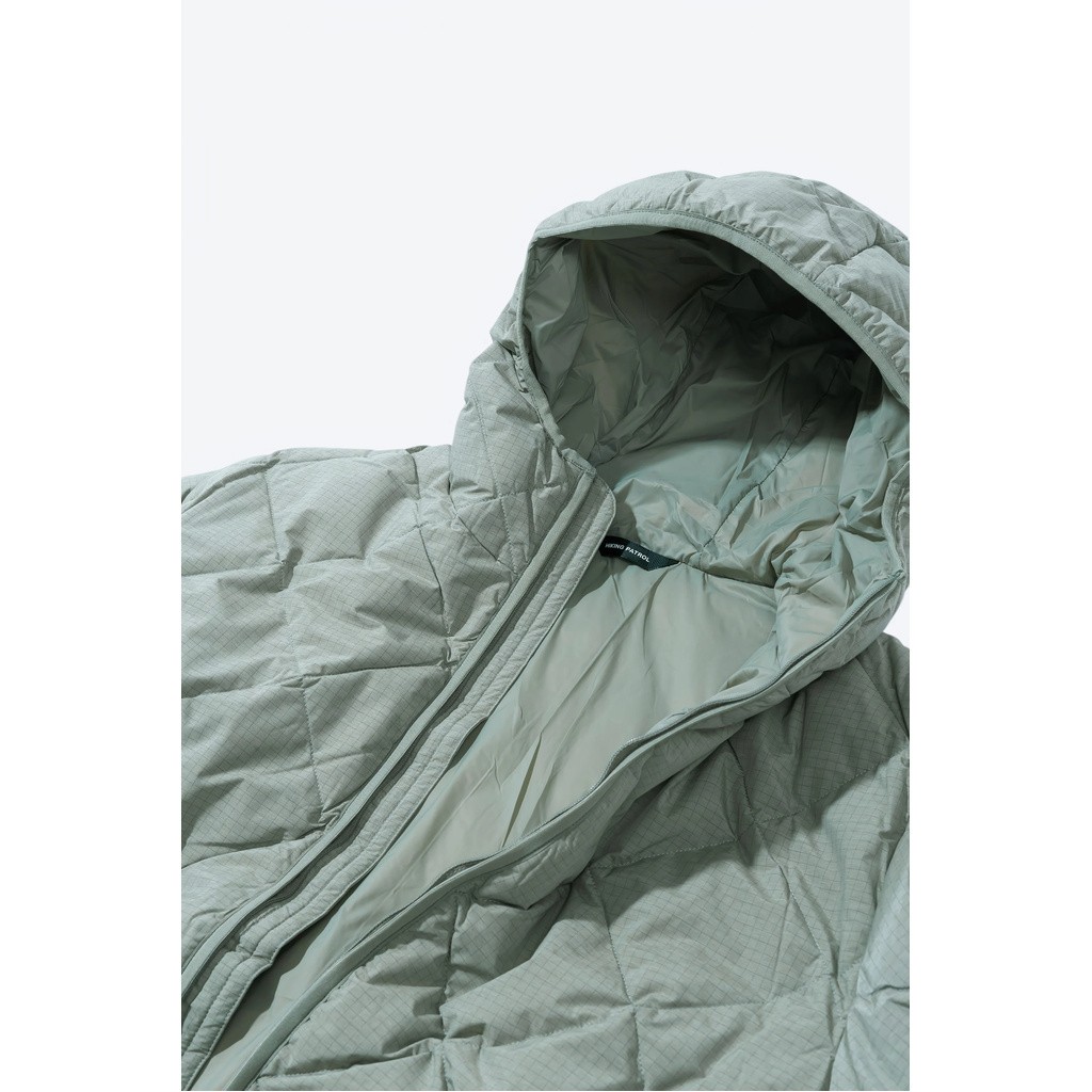 HIKING PATROL BASE GRID LT DOWN HOODED JACKET