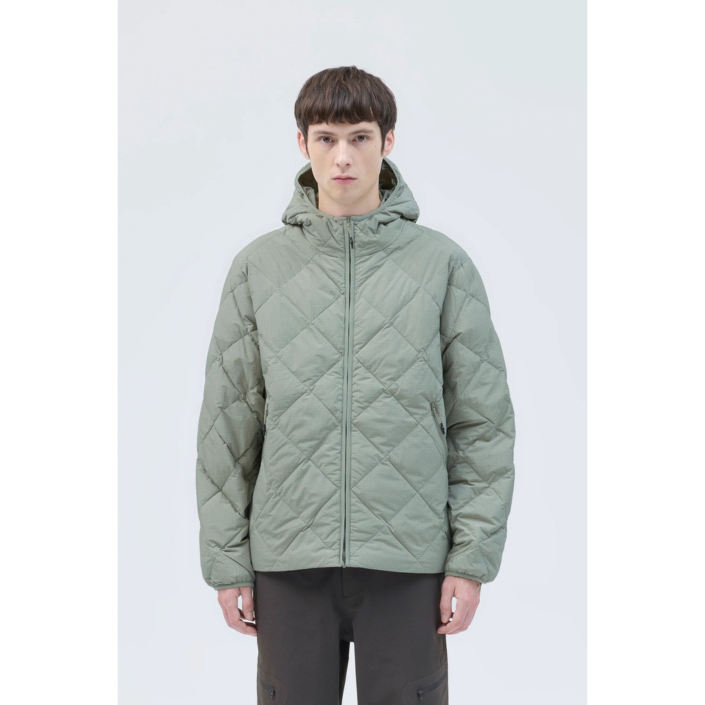 HIKING PATROL BASE GRID LT DOWN HOODED JACKET