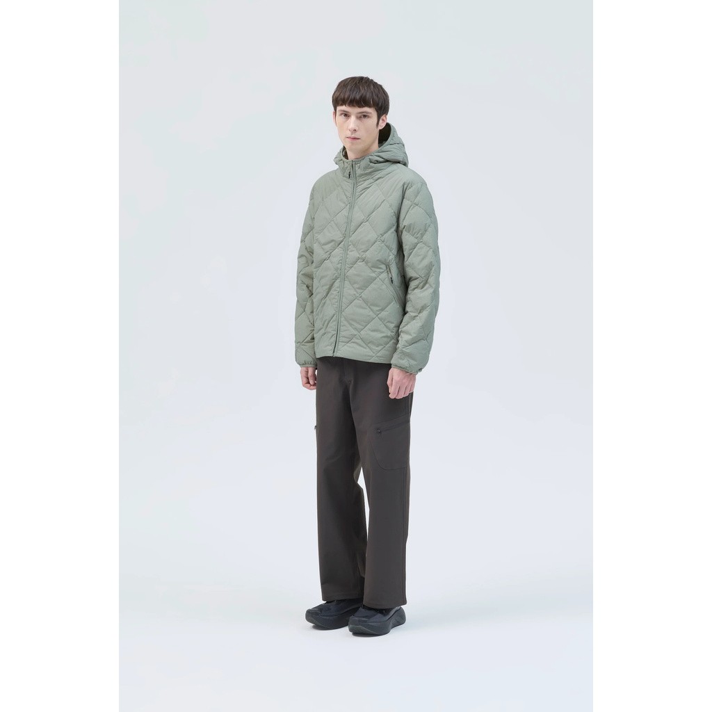 HIKING PATROL BASE GRID LT DOWN HOODED JACKET