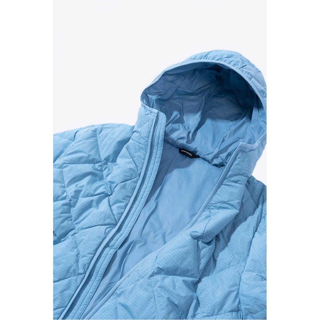HIKING PATROL BASE GRID LT DOWN HOODED JACKET