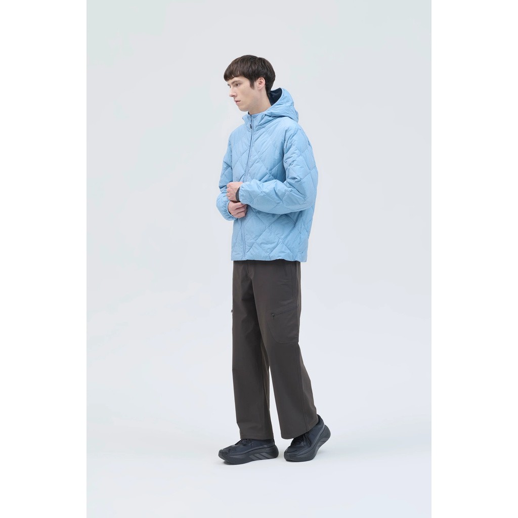 HIKING PATROL BASE GRID LT DOWN HOODED JACKET