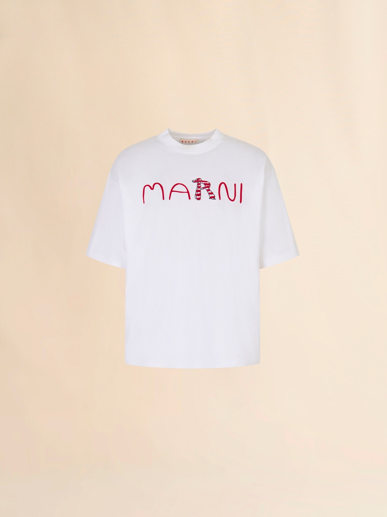 MARNI ANIMAL ALPHABET LOGO TEE