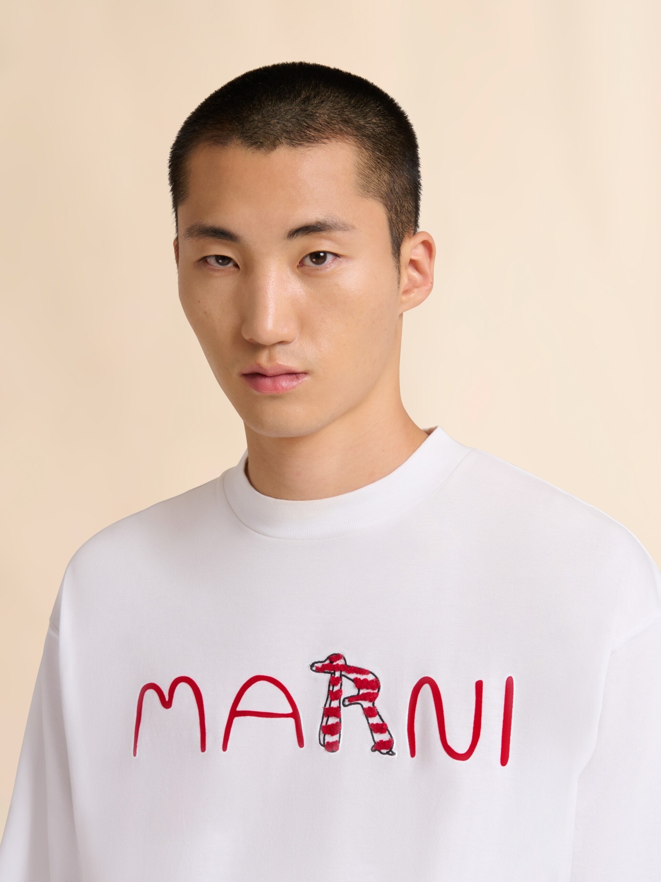 MARNI ANIMAL ALPHABET LOGO TEE