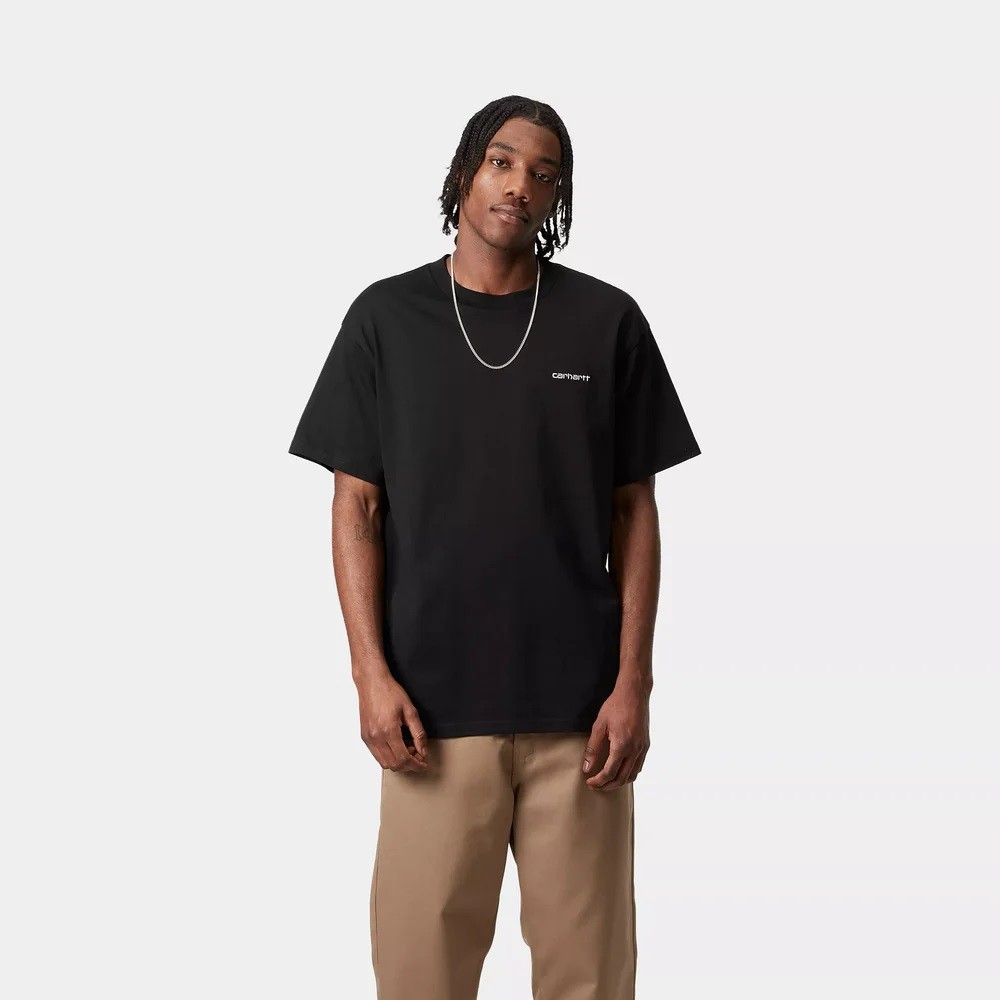 CARHARTT WIP S/S SCRIPT EMBROIDERY T-SHIRT