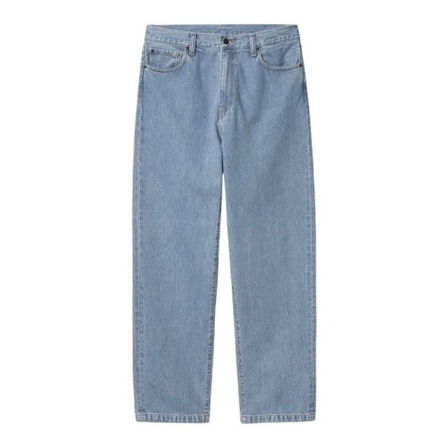 Carhartt WIP ダークブルーデニムパンツ Carhartt ジーンズ WIP ワイドシルエット ダブルニーパンツ