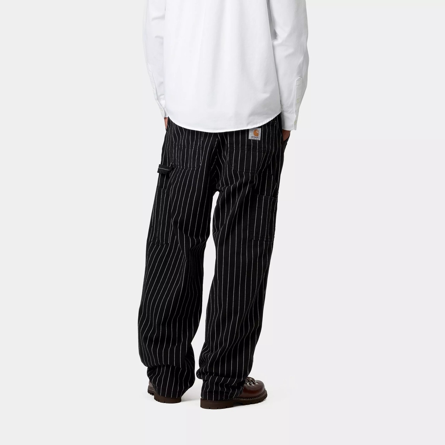 ★ドイツ発*carhartt WIP*新作*OG Single Knee パンツ/STRIPE-W Carhartt WIP - OG Single Knee Pants - Seaton Stripe | Black