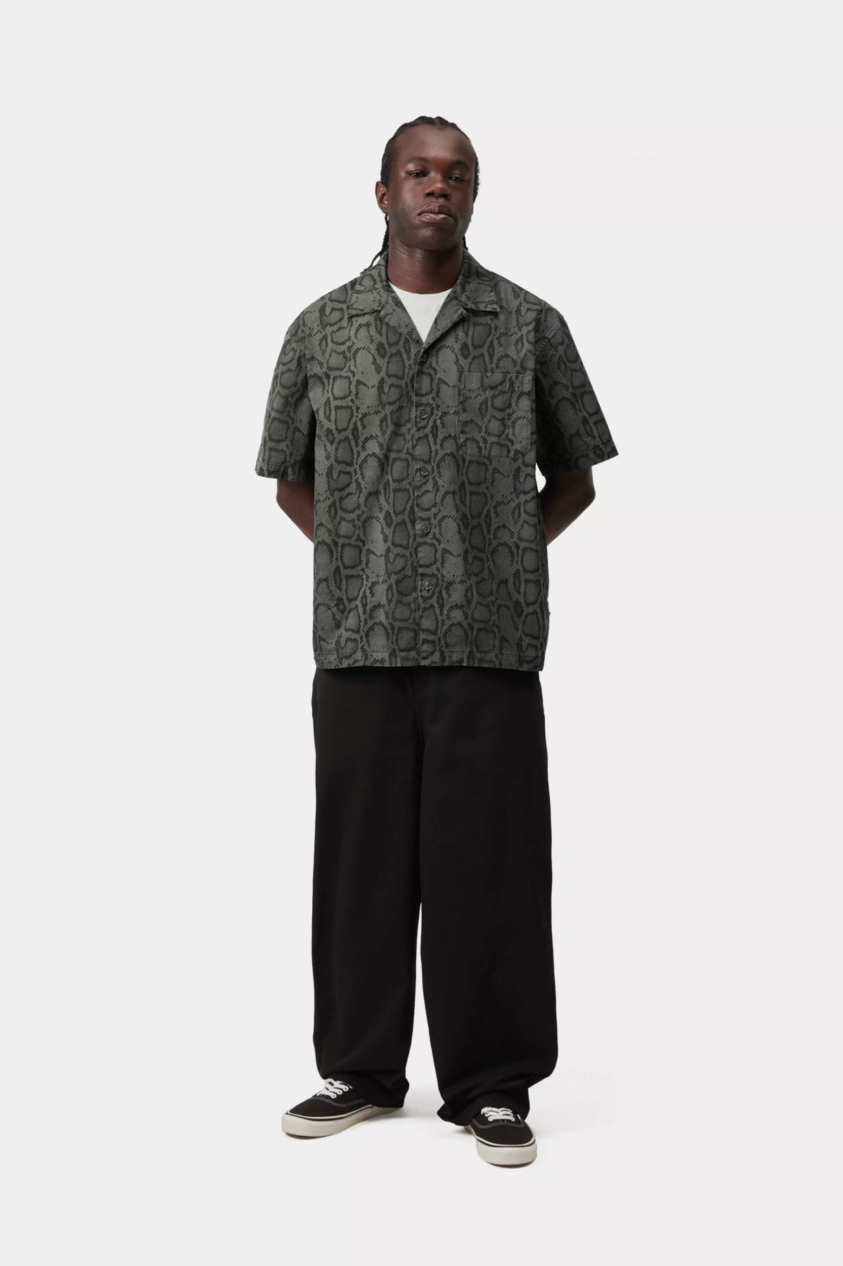 CARHARTT WIP S/S SNAKE CAMO SHIRT