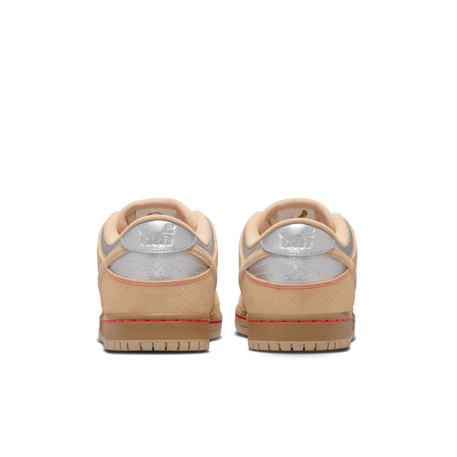 NIKE SB DUNK LOW “SOM TUM” NATURAL BEIGE/LIGHT BROWN/BLAZE ORANGE