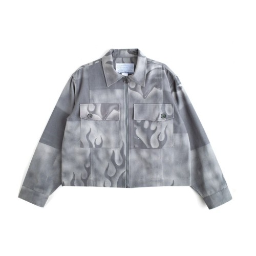 JUNGLES FLAMING DOLPHIN TRUCER JACKET