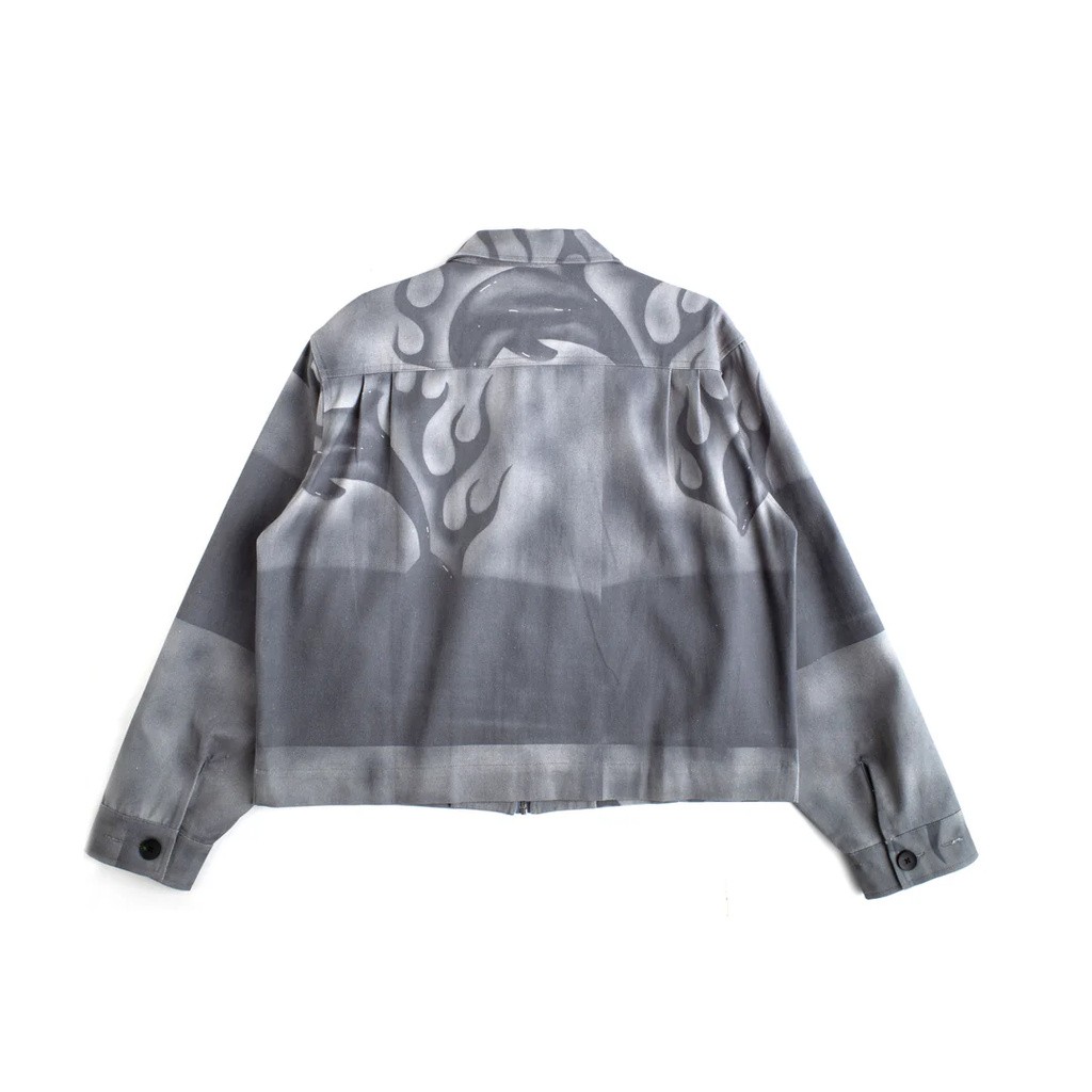 JUNGLES FLAMING DOLPHIN TRUCER JACKET