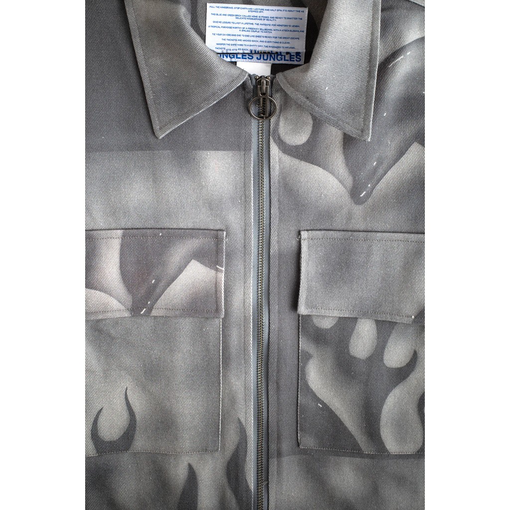 JUNGLES FLAMING DOLPHIN TRUCER JACKET
