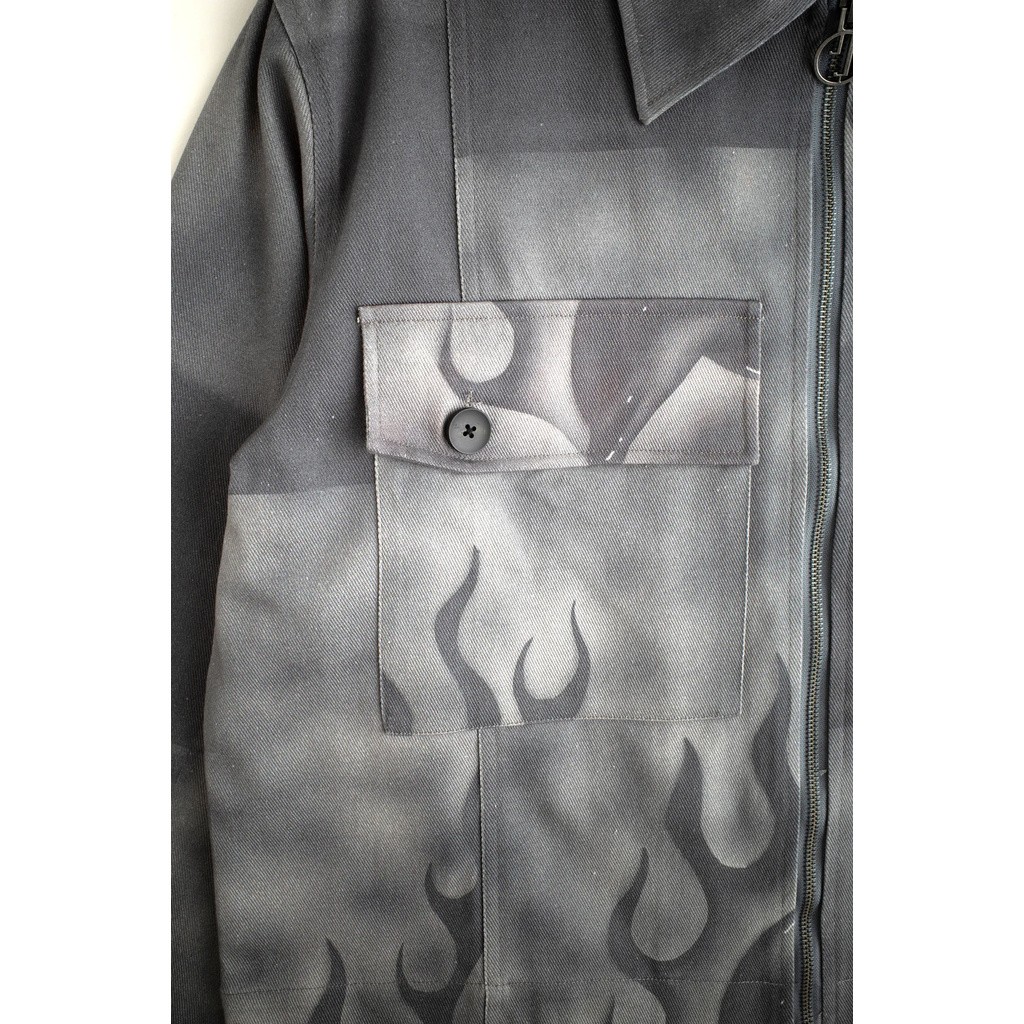 JUNGLES FLAMING DOLPHIN TRUCER JACKET