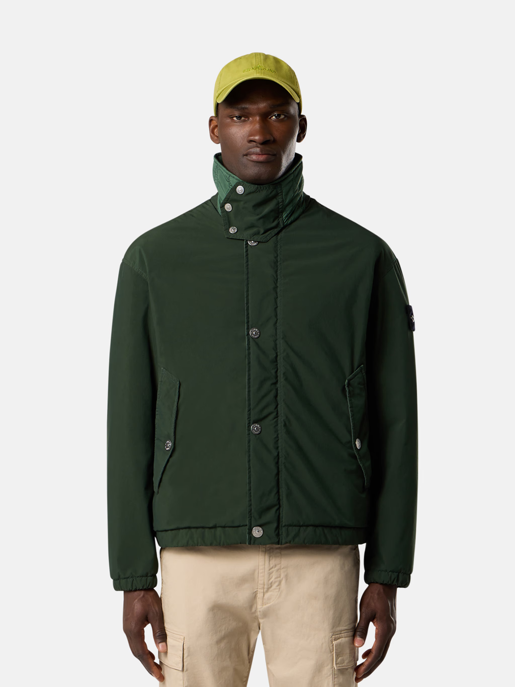 STONE ISLAND LIGHT COMPACT TOUCH POLY-TC, 60% RECYCLED POLYESTER
