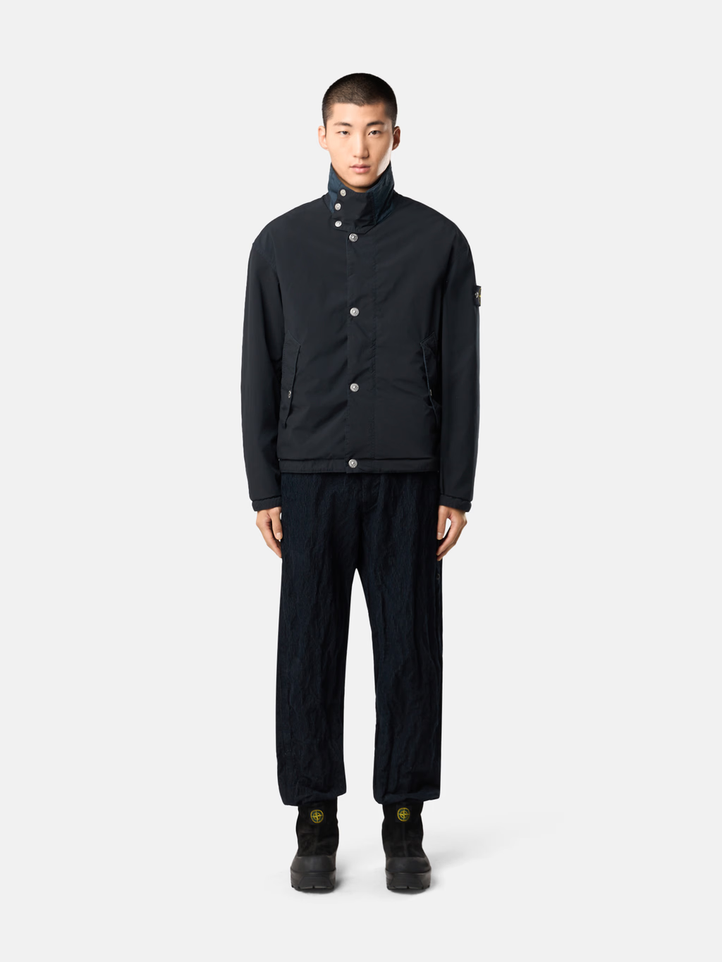 STONE ISLAND LIGHT COMPACT TOUCH POLY-TC, 60% RECYCLED POLYESTER