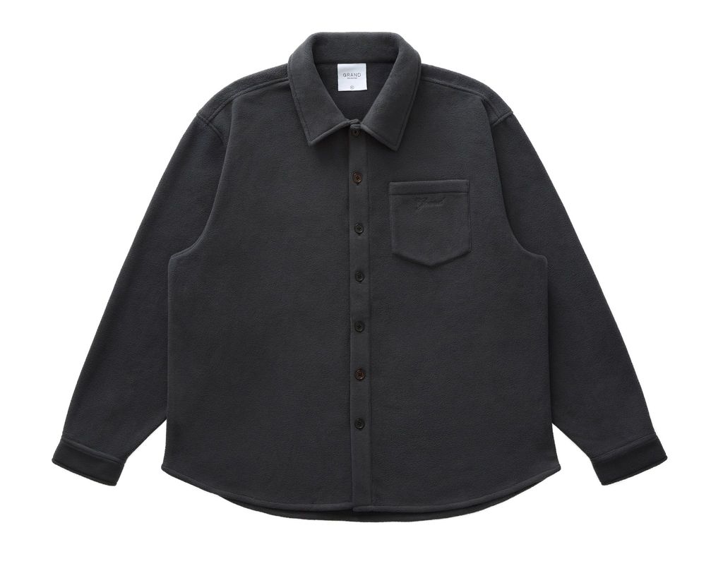 POLAR FLEECE BUTTON UP SHIRT