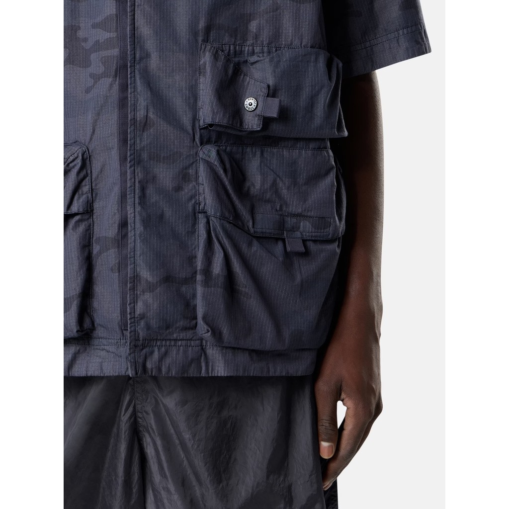 STONE ISLAND FADED CAMO RIPSTOP-TC SS SHIRT
