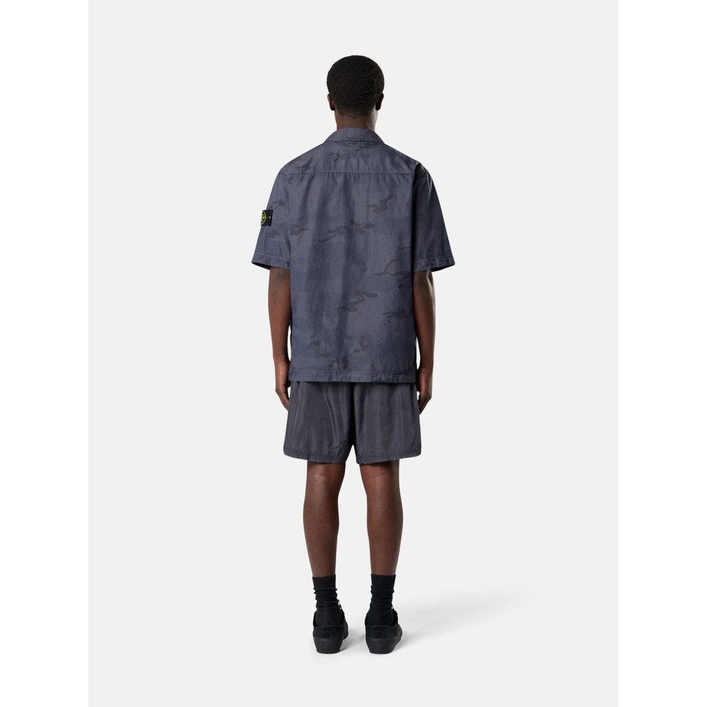 STONE ISLAND FADED CAMO RIPSTOP-TC SS SHIRT
