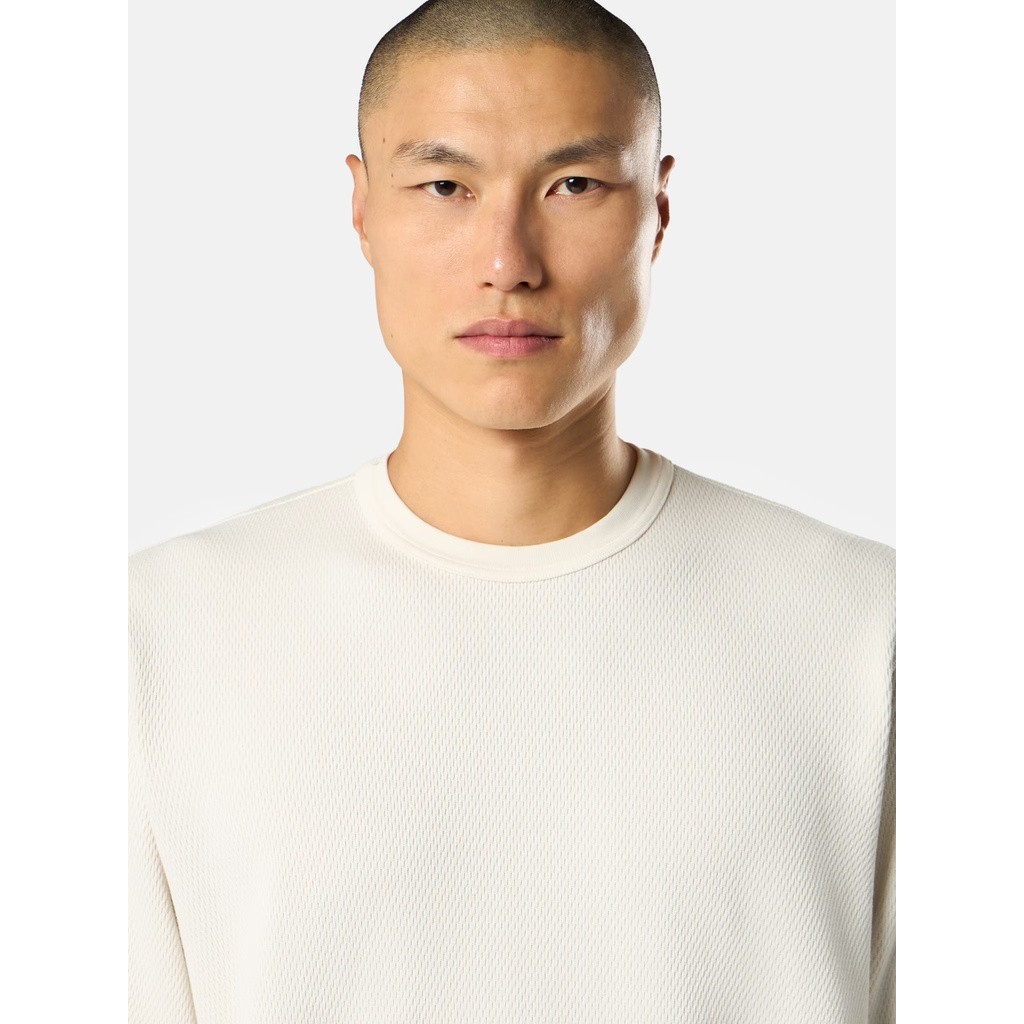 STONE ISLAND MESH STITCH ORGANIC COTTON FLEECE