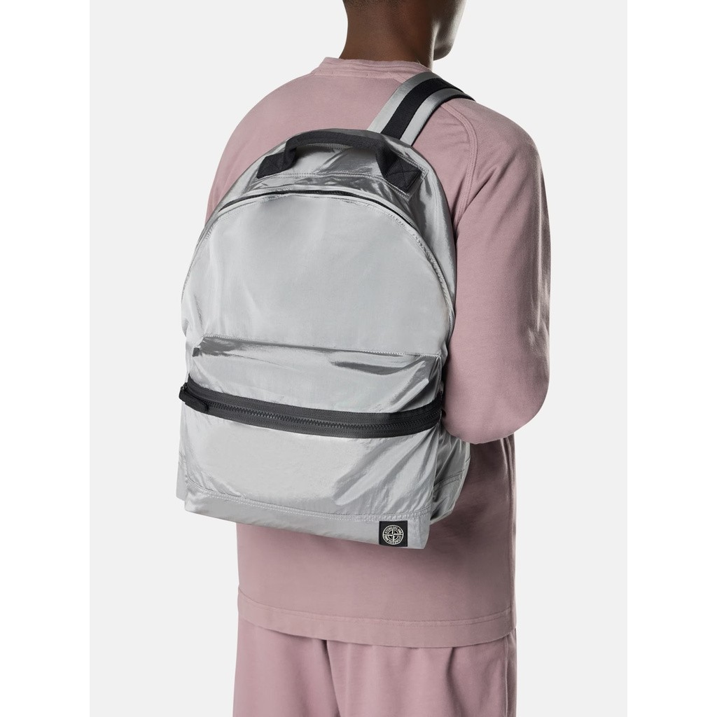 STONE ISLAND COATED NYLON METAL IN ECONYL® BAGPAC
