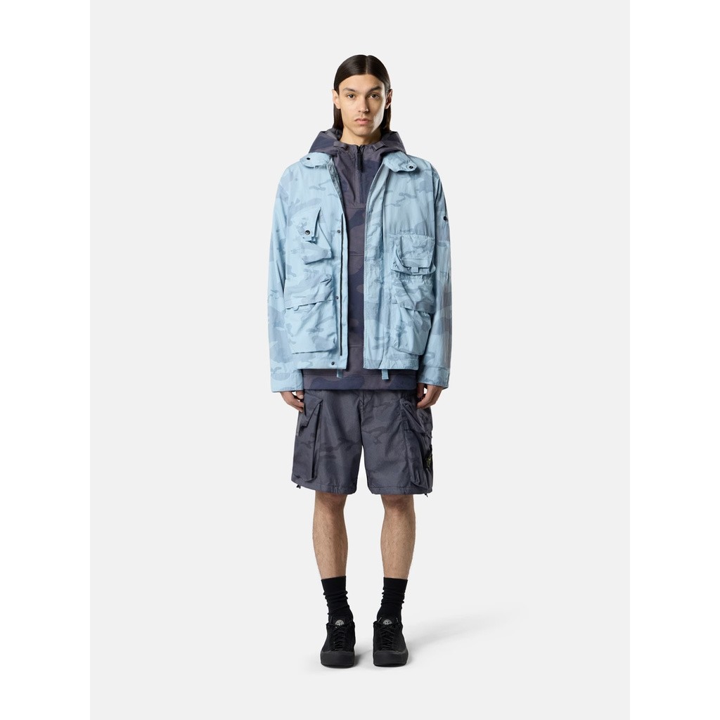 STONE ISLAND FADED CAMO RIPSTOP-TC SHORTS