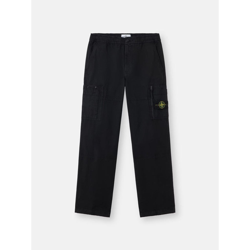 STONE ISLAND TROUSERS ORGANIC COTTON RIPSTOP