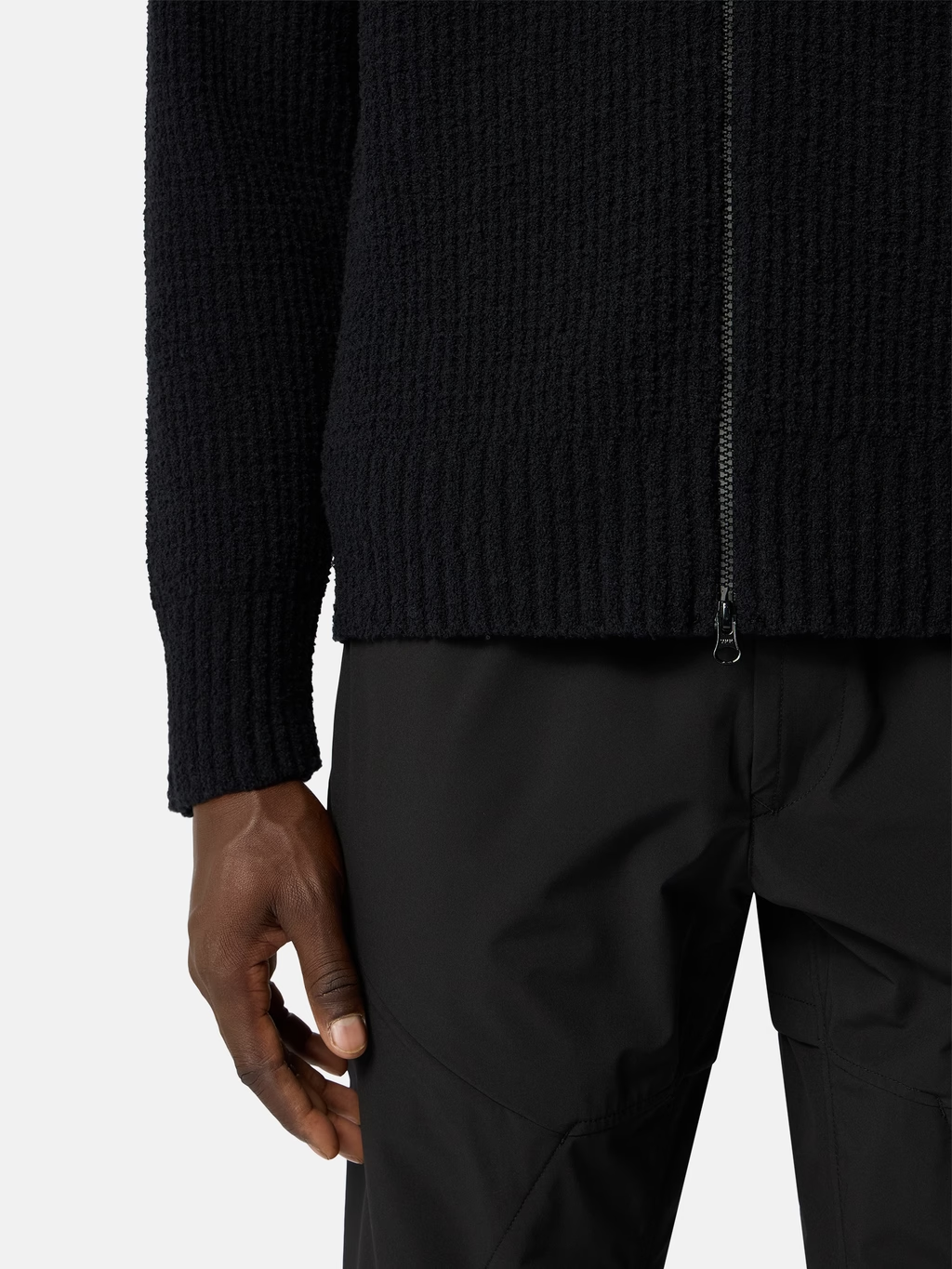 STONE ISLAND FULL RIB COTTON BOUCLÉ HOODIE
