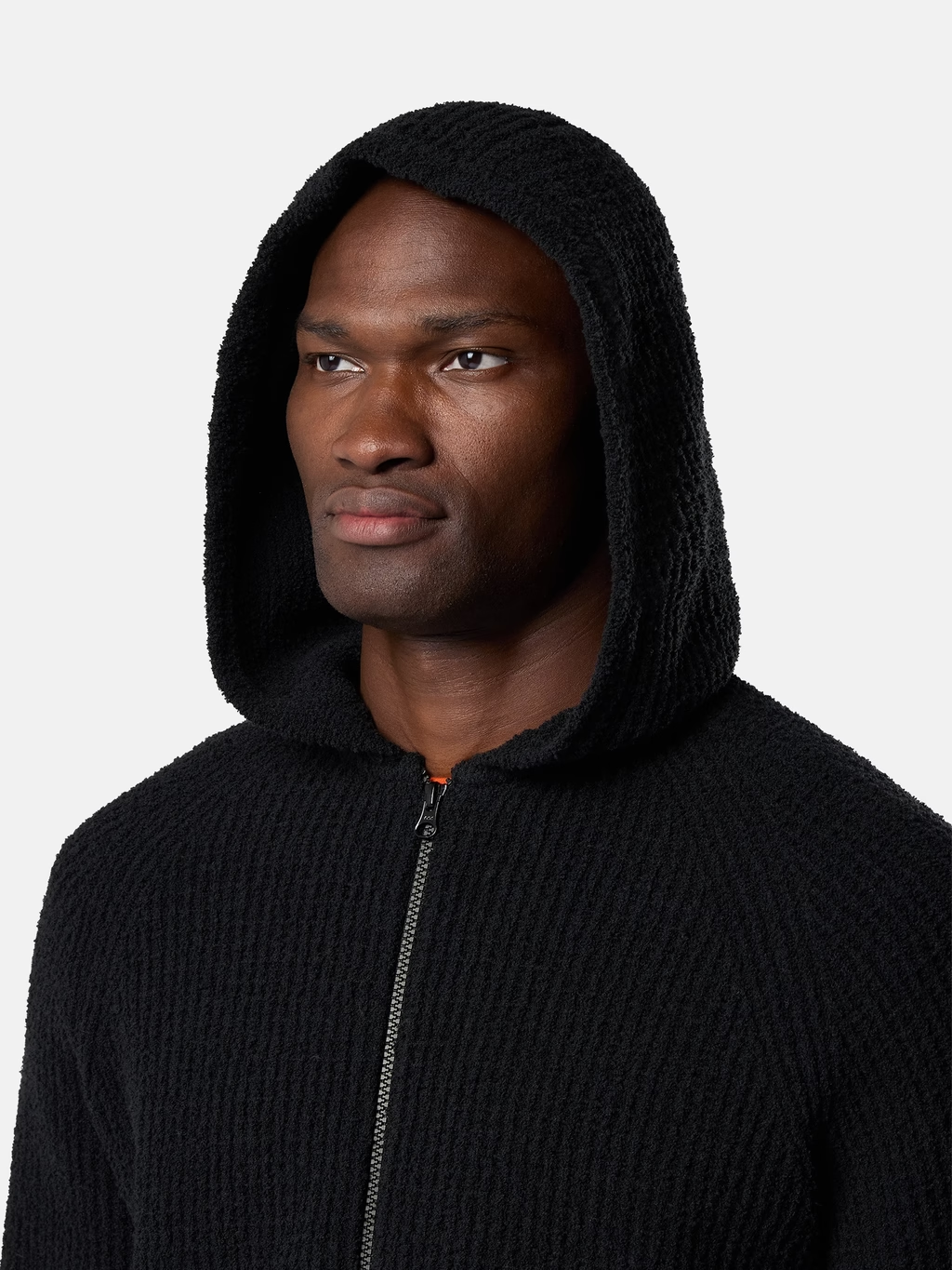 STONE ISLAND FULL RIB COTTON BOUCLÉ HOODIE